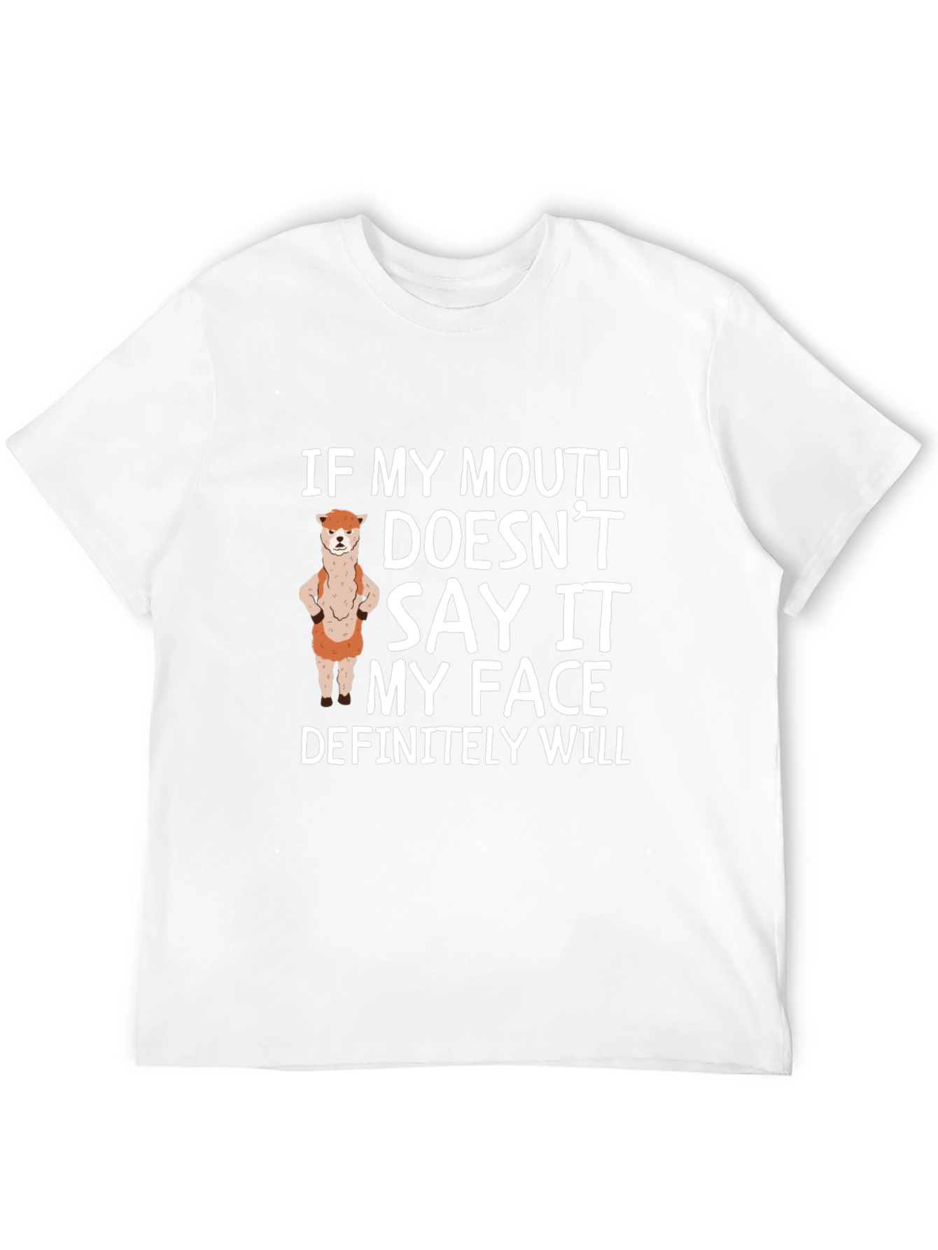 Sarcastic Alpaca T-Shirt - Funny Statement Tee