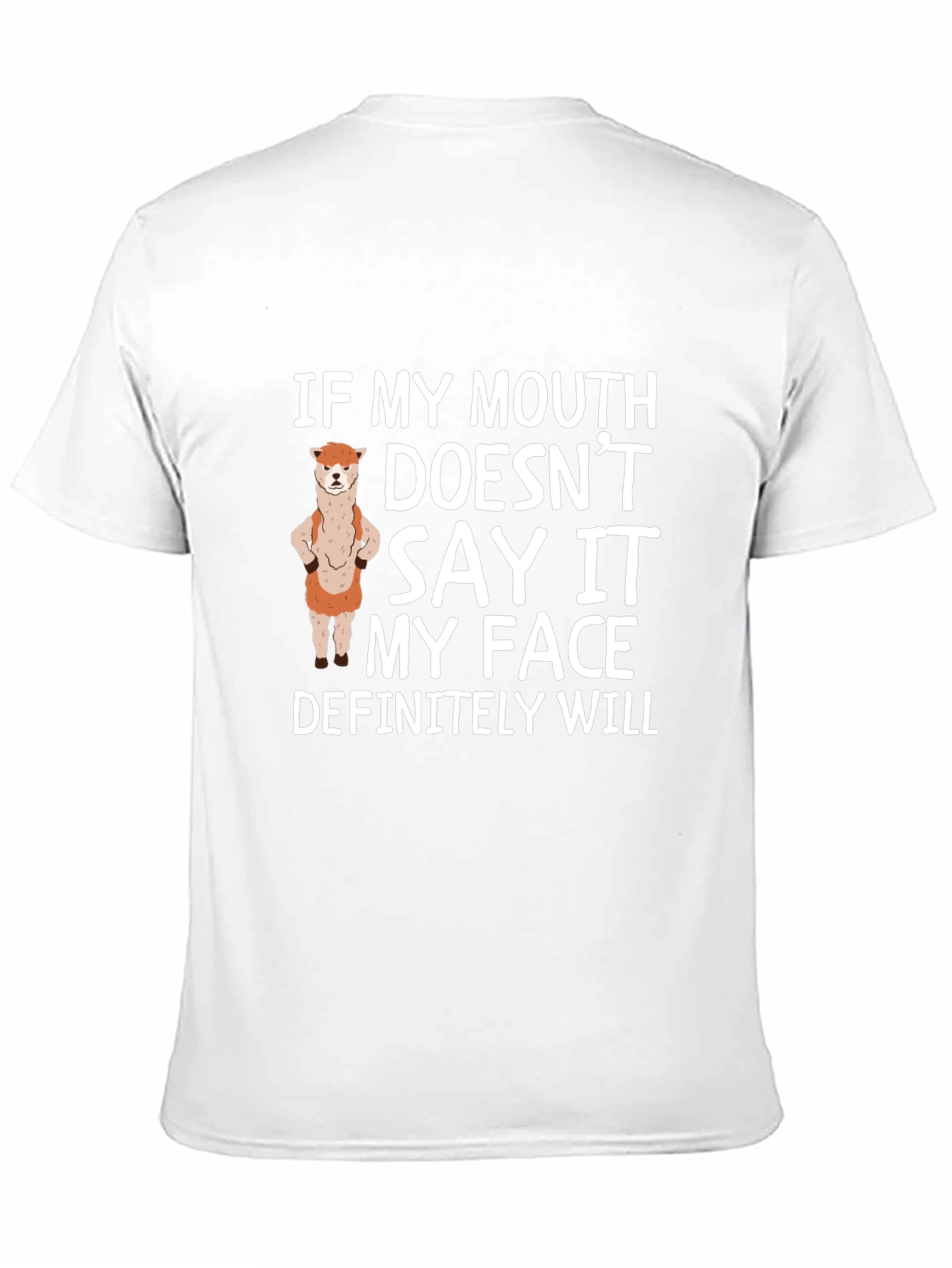Sarcastic Alpaca T-Shirt - Funny Statement Tee