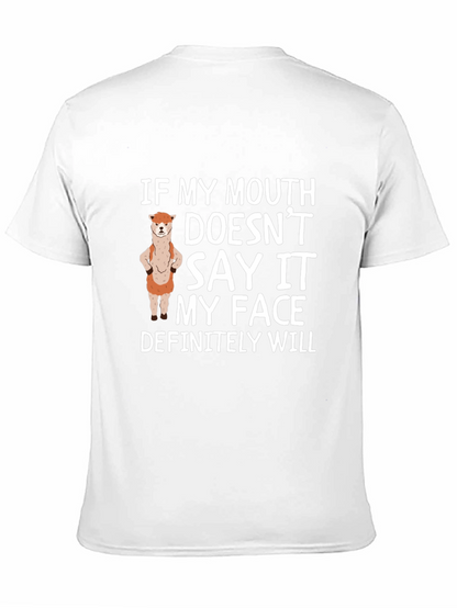Sarcastic Alpaca T-Shirt - Funny Statement Tee