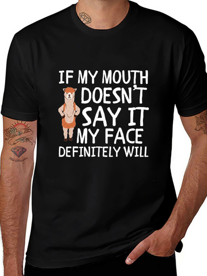 Sarcastic Alpaca T-Shirt - Funny Statement Tee