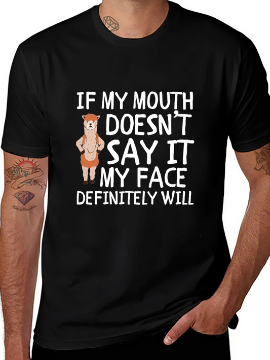 Sarcastic Alpaca T-Shirt - Funny Statement Tee