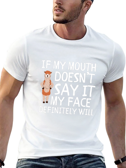Sarcastic Alpaca T-Shirt - Funny Statement Tee