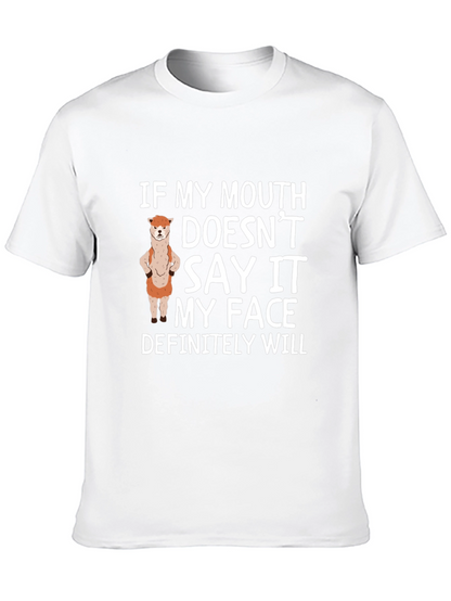 Sarcastic Alpaca T-Shirt - Funny Statement Tee