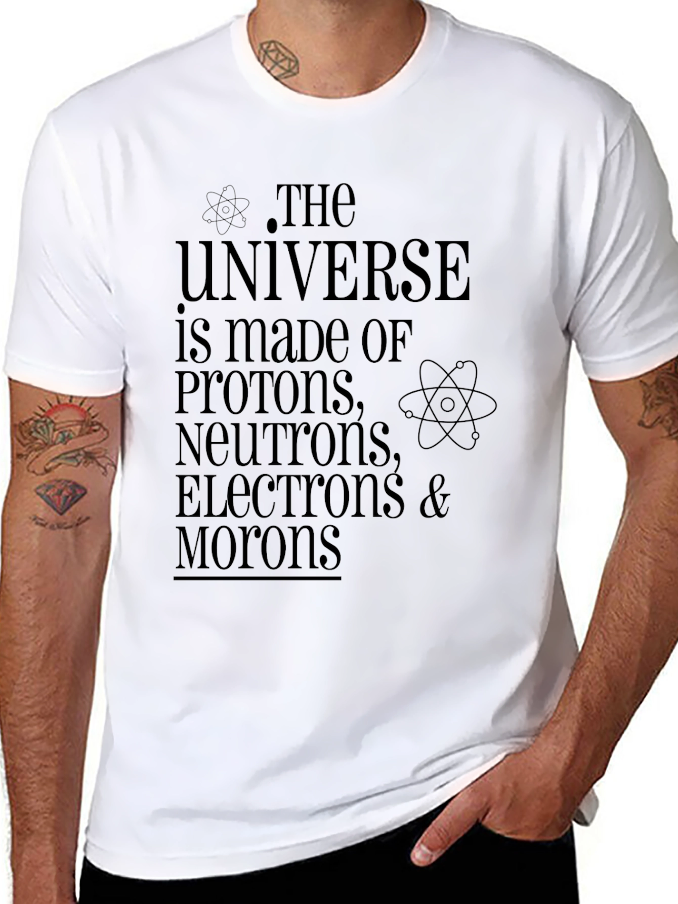 Universe Science Humor Graphic T-Shirt