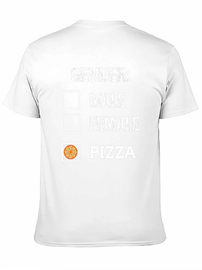 Gender: Pizza T-Shirt - Humorous Graphic Tee