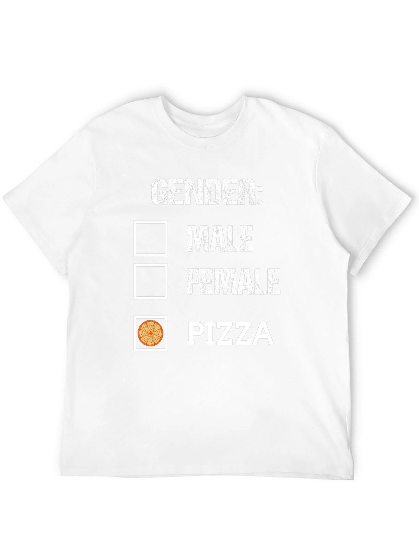 Gender: Pizza T-Shirt - Humorous Graphic Tee