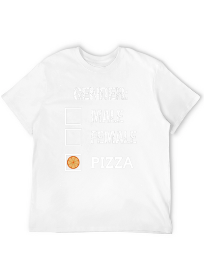 Gender: Pizza T-Shirt - Humorous Graphic Tee
