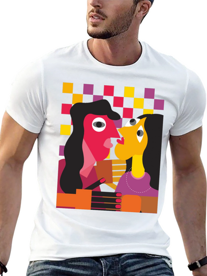 Abstract Art Graphic Tee - Unique Design T-Shirt