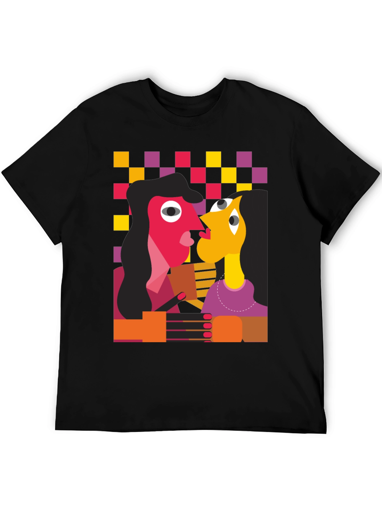 Abstract Art Graphic Tee - Unique Design T-Shirt