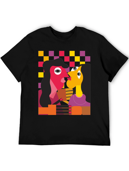 Abstract Art Graphic Tee - Unique Design T-Shirt