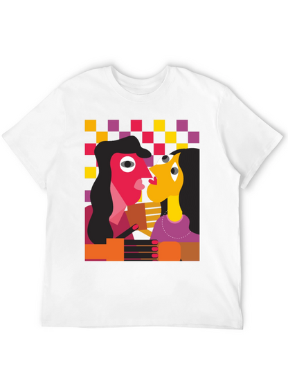 Abstract Art Graphic Tee - Unique Design T-Shirt