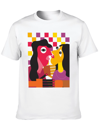 Abstract Art Graphic Tee - Unique Design T-Shirt