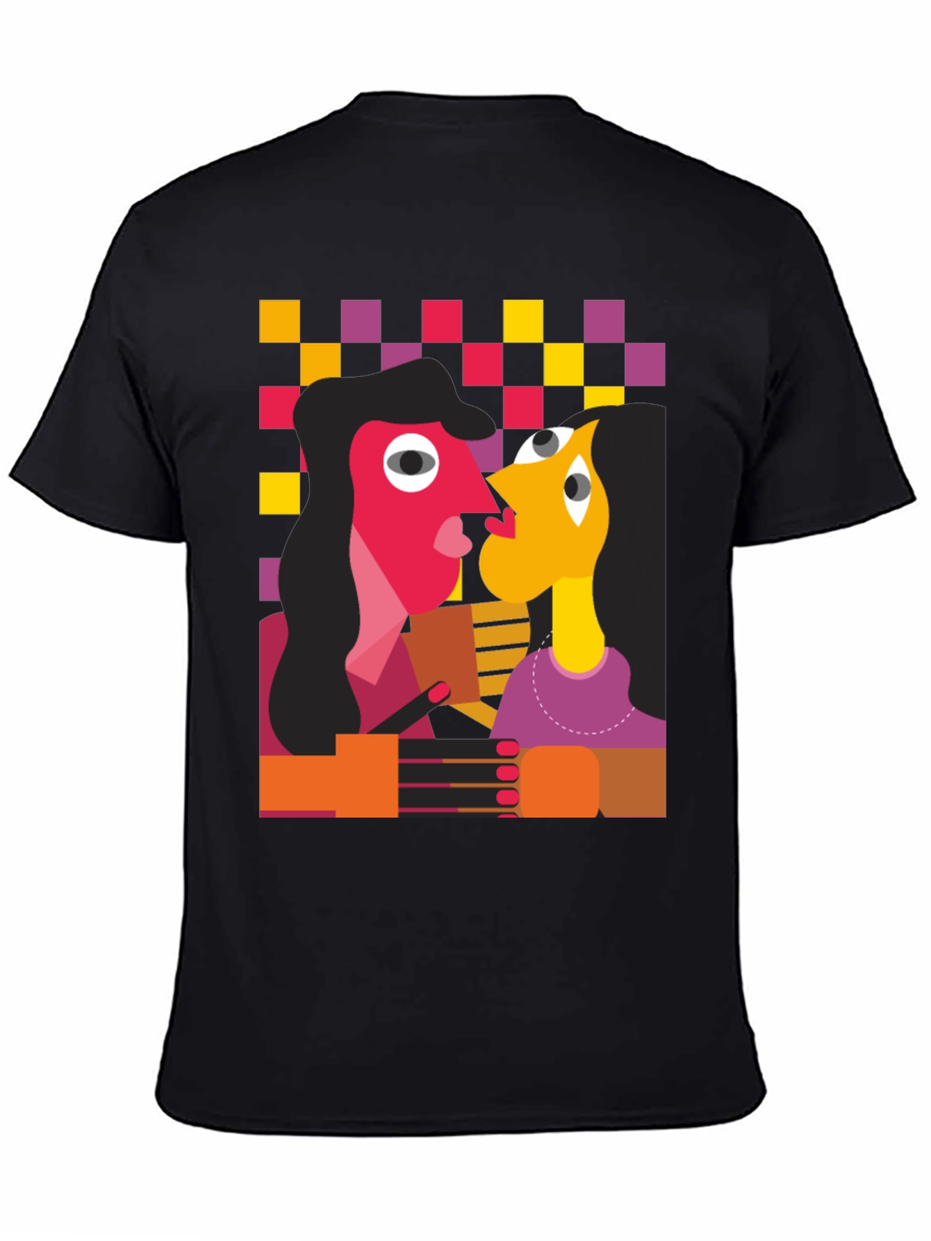 Abstract Art Graphic Tee - Unique Design T-Shirt