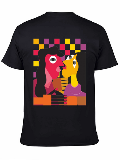 Abstract Art Graphic Tee - Unique Design T-Shirt