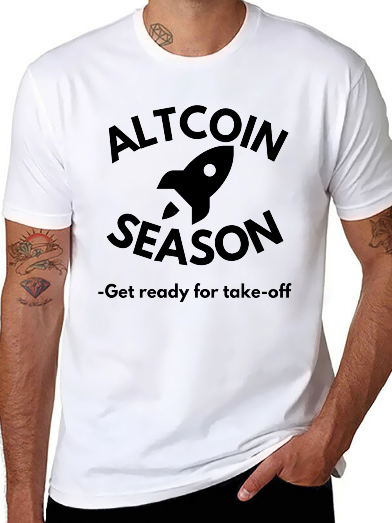 Altcoin Season Rocket T-Shirt - Get Ready!