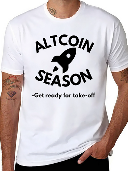 Altcoin Season Rocket T-Shirt - Get Ready!