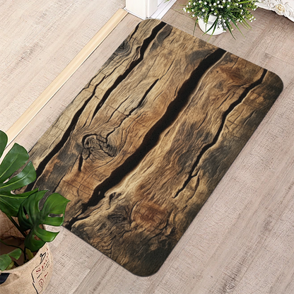 Vintage Wood Grain£üVintage Distressed Wood Grain Diatomite Mat, Absorbent Quick?Dry Non?Slip Bathroom Entry Floor Rug