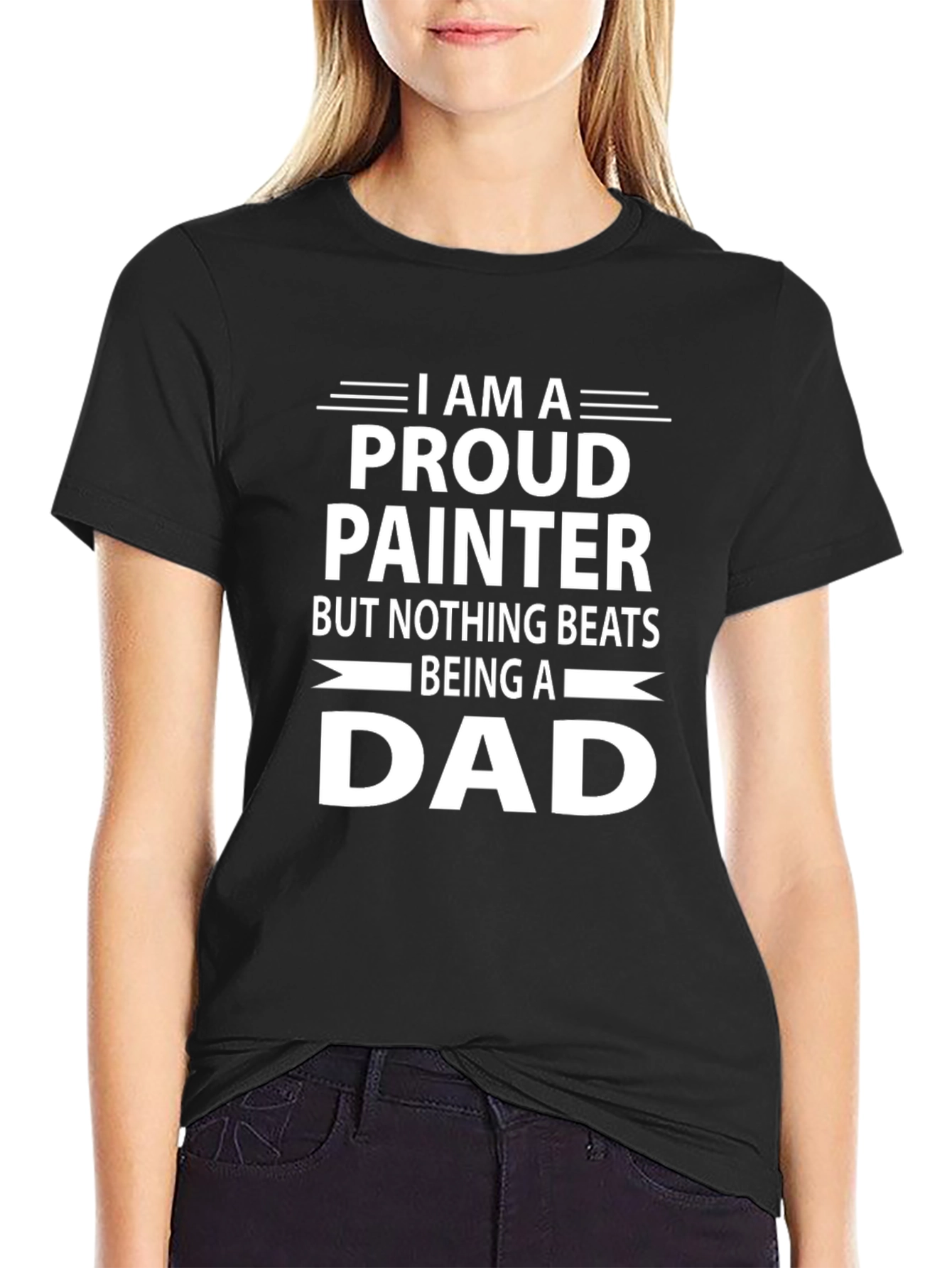 Proud Painter Dad Graphic Tee - Fathers Day Gift