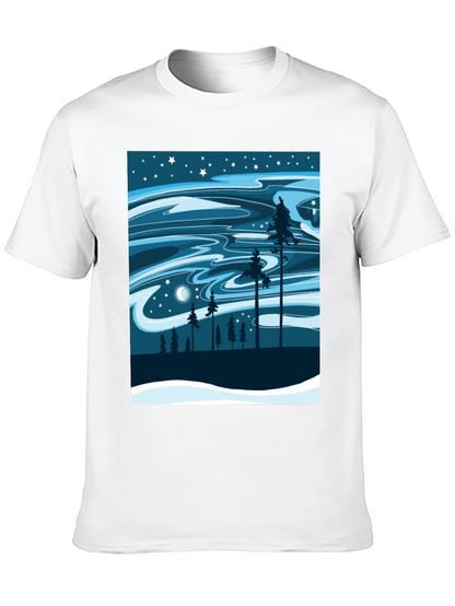 Night Sky Forest Graphic Tee