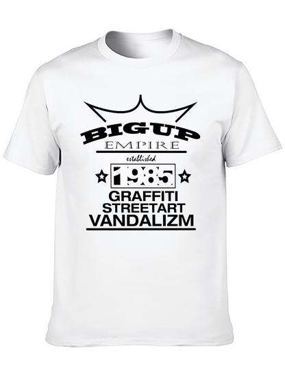 Big Up Empire Black Graphic T-Shirt