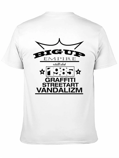 Big Up Empire Black Graphic T-Shirt