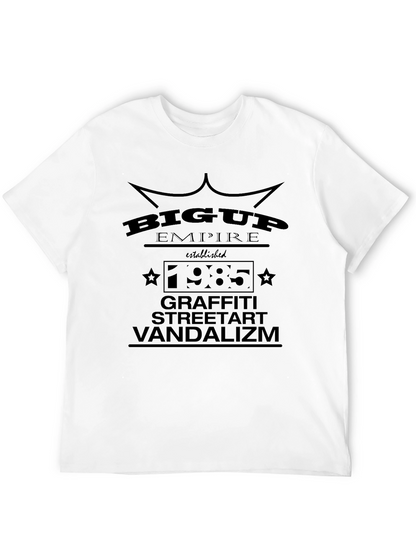 Big Up Empire Black Graphic T-Shirt