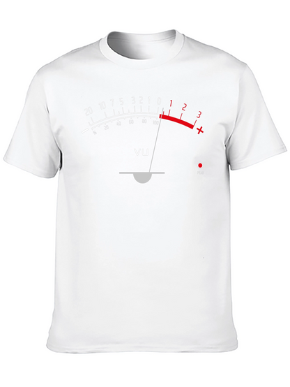 VU Meter T-Shirt - Audio Engineer Graphic Tee