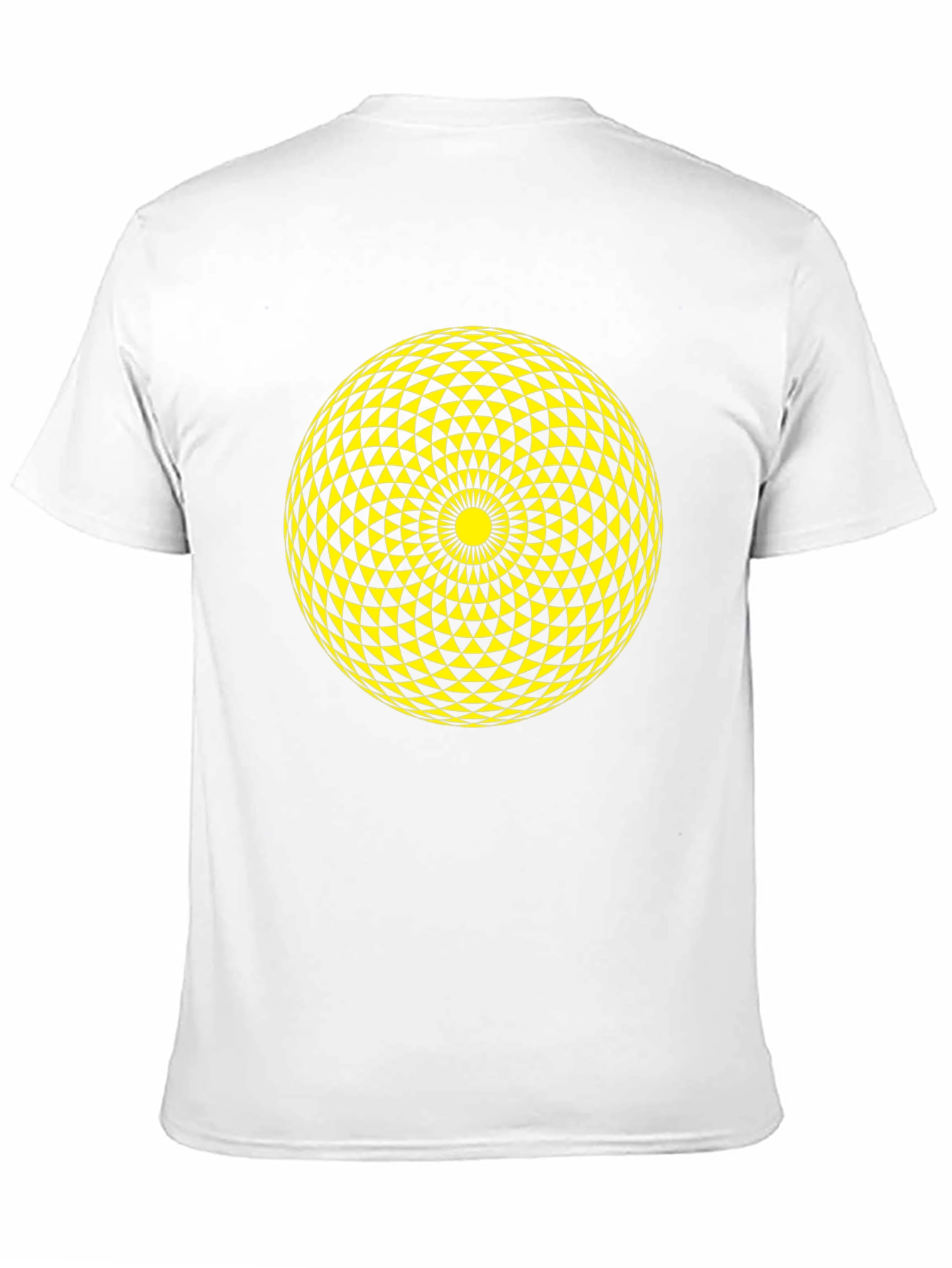 Geometric Sphere Graphic Tee - Stylish Black T-Shirt