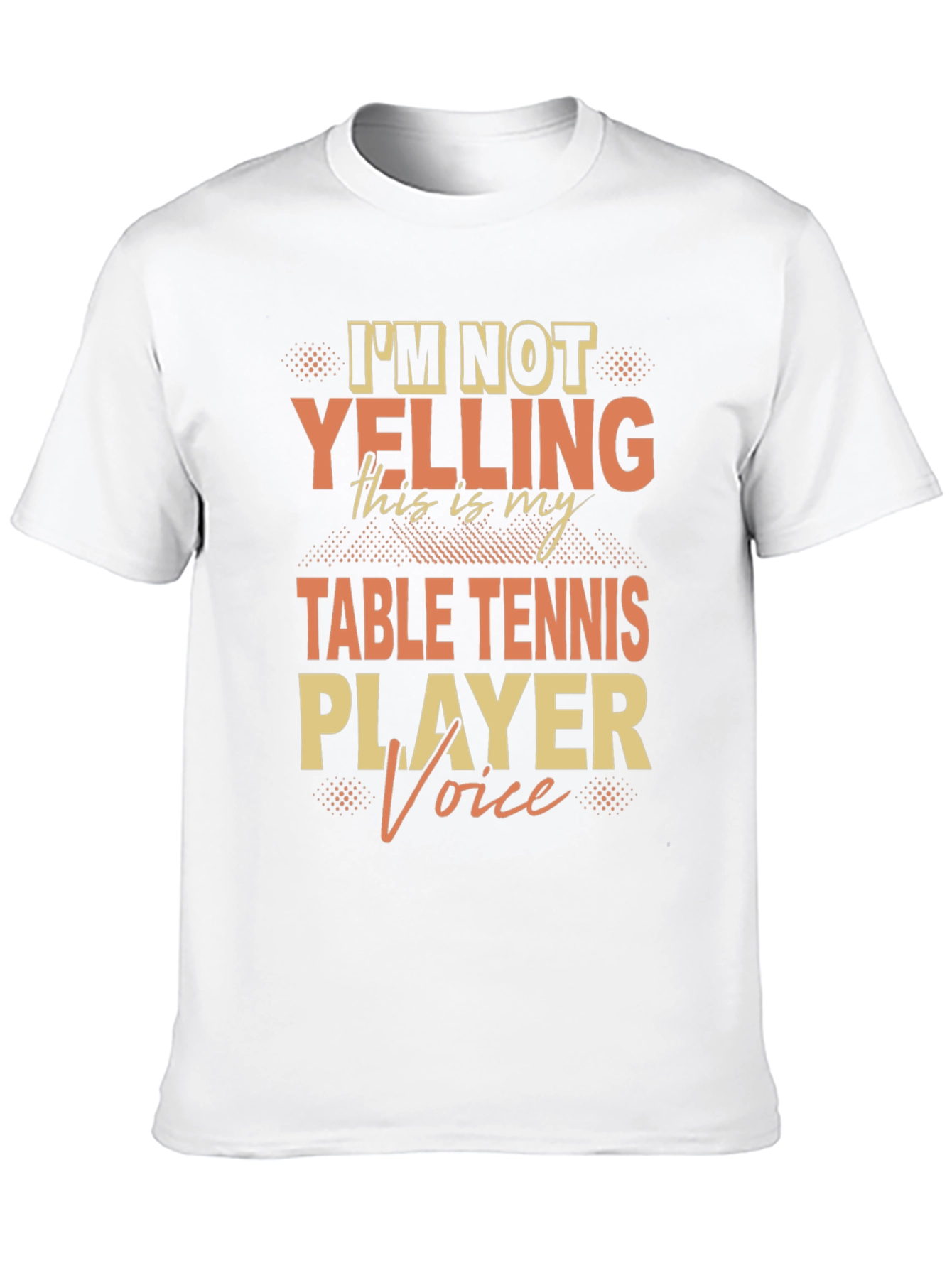 Table Tennis Player Voice T-Shirt - Ping Pong Apparel