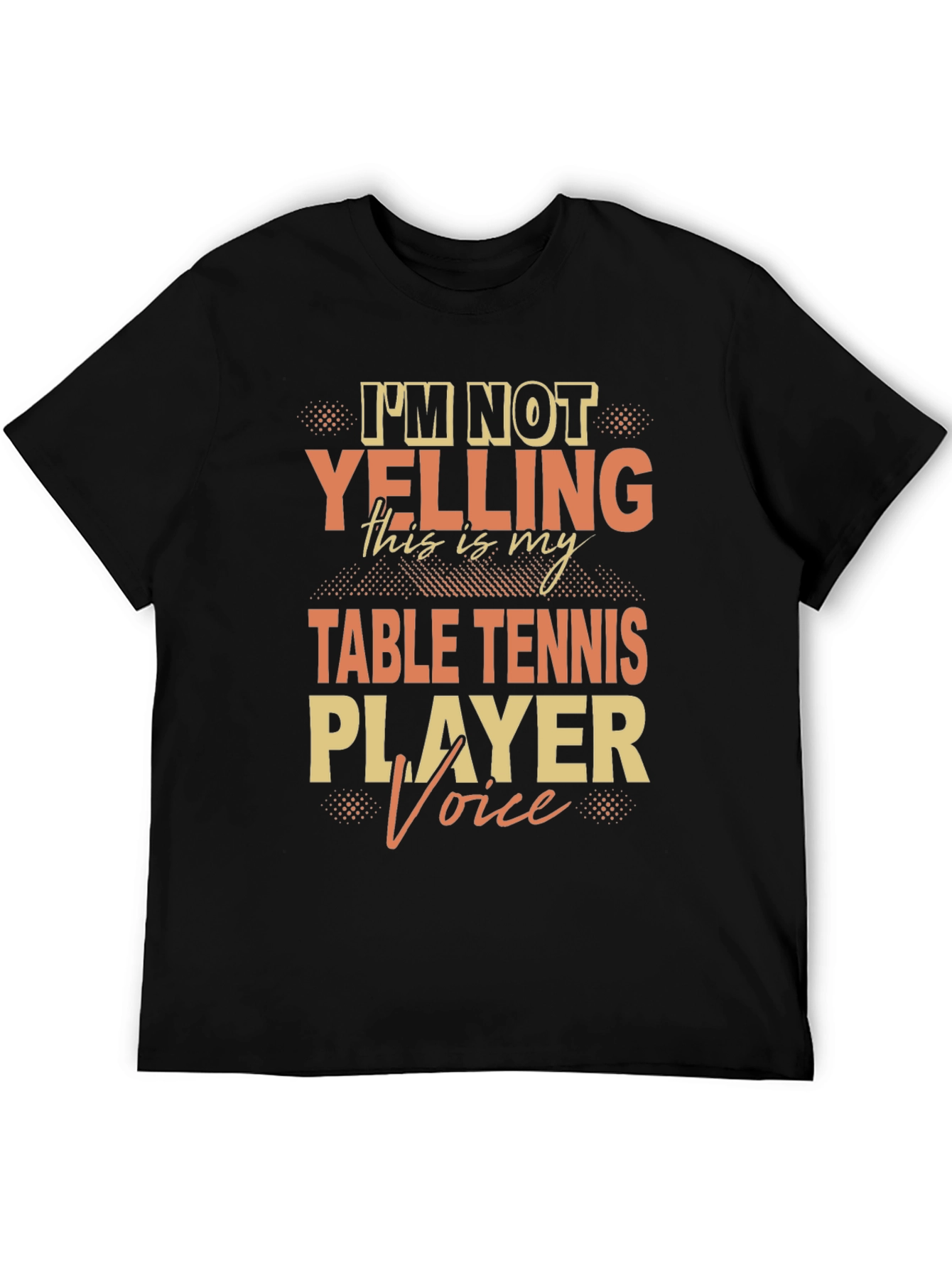 Table Tennis Player Voice T-Shirt - Ping Pong Apparel