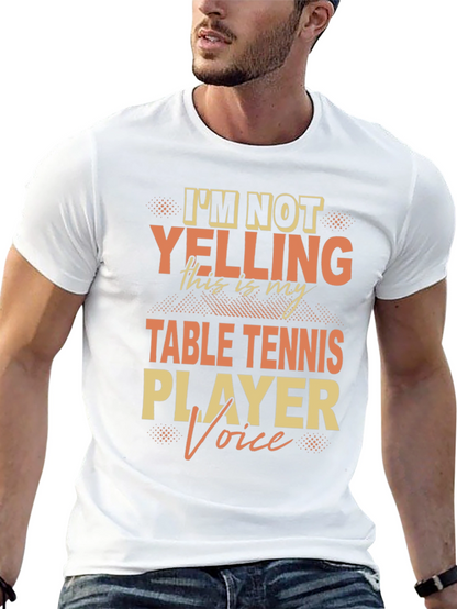 Table Tennis Player Voice T-Shirt - Ping Pong Apparel