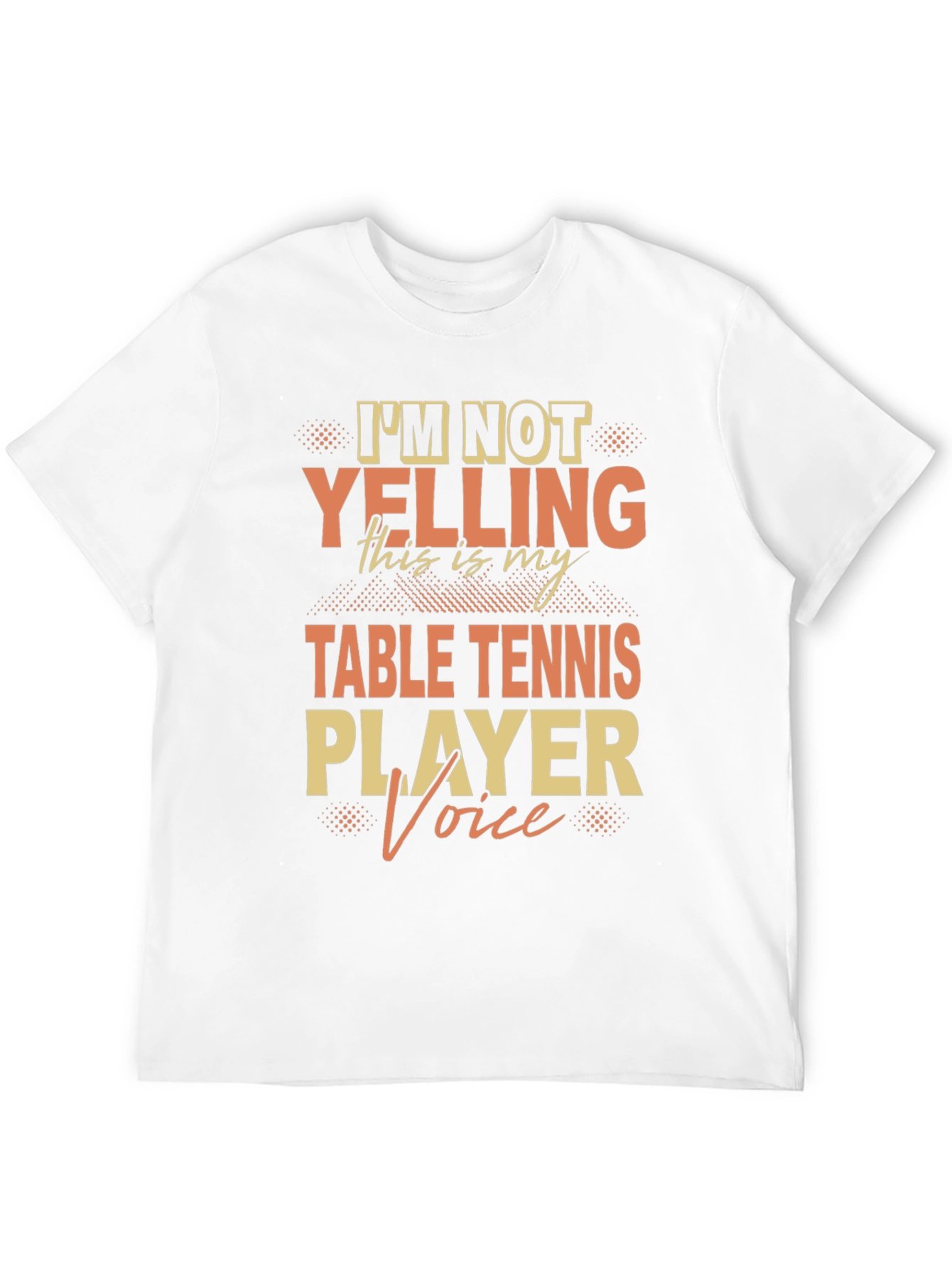 Table Tennis Player Voice T-Shirt - Ping Pong Apparel