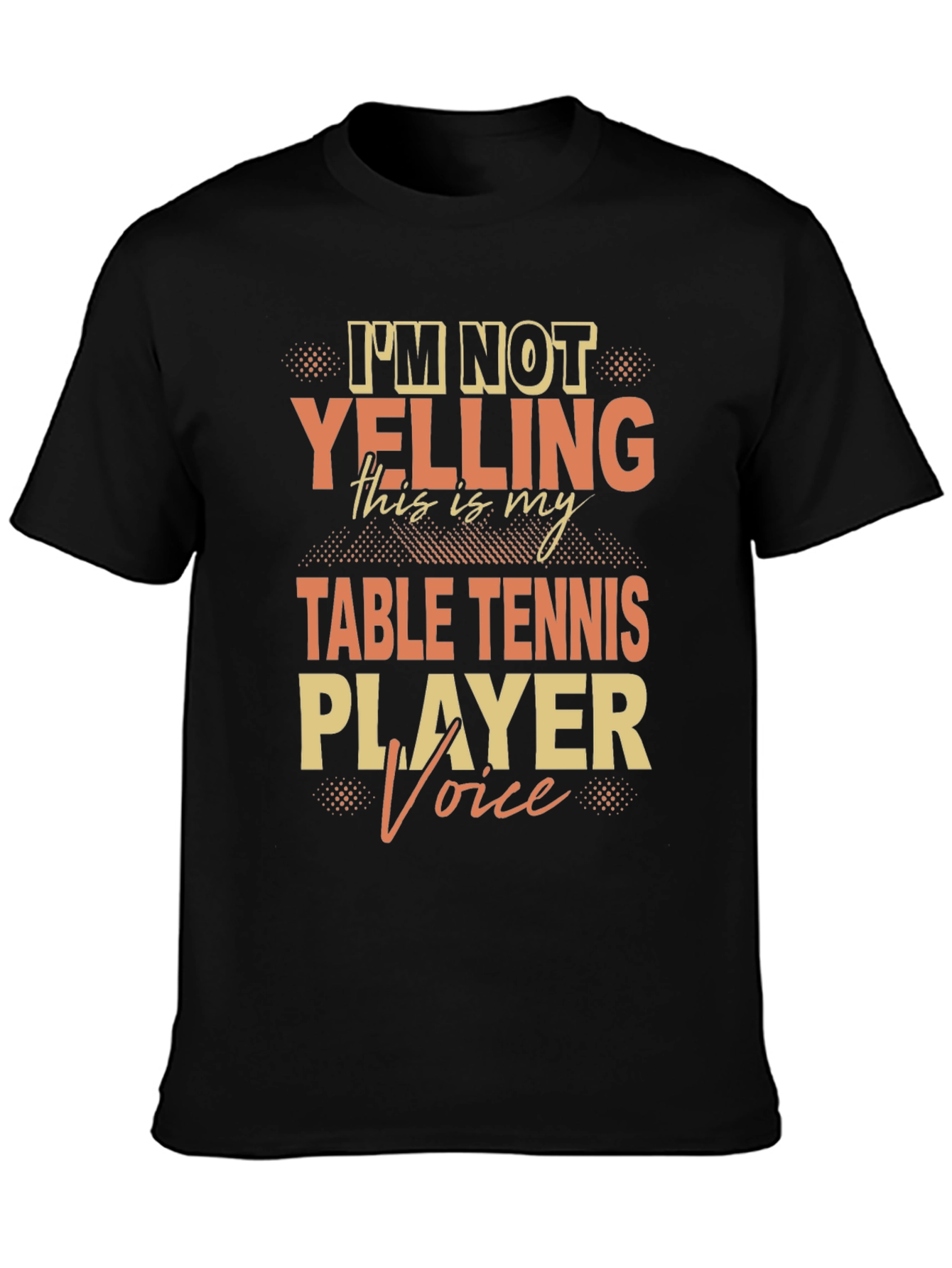 Table Tennis Player Voice T-Shirt - Ping Pong Apparel