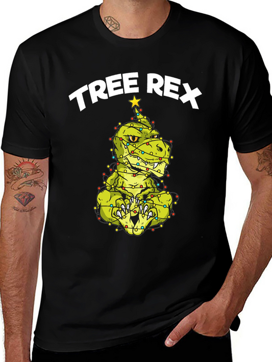 Tree Rex Dinosaur Christmas T-Shirt