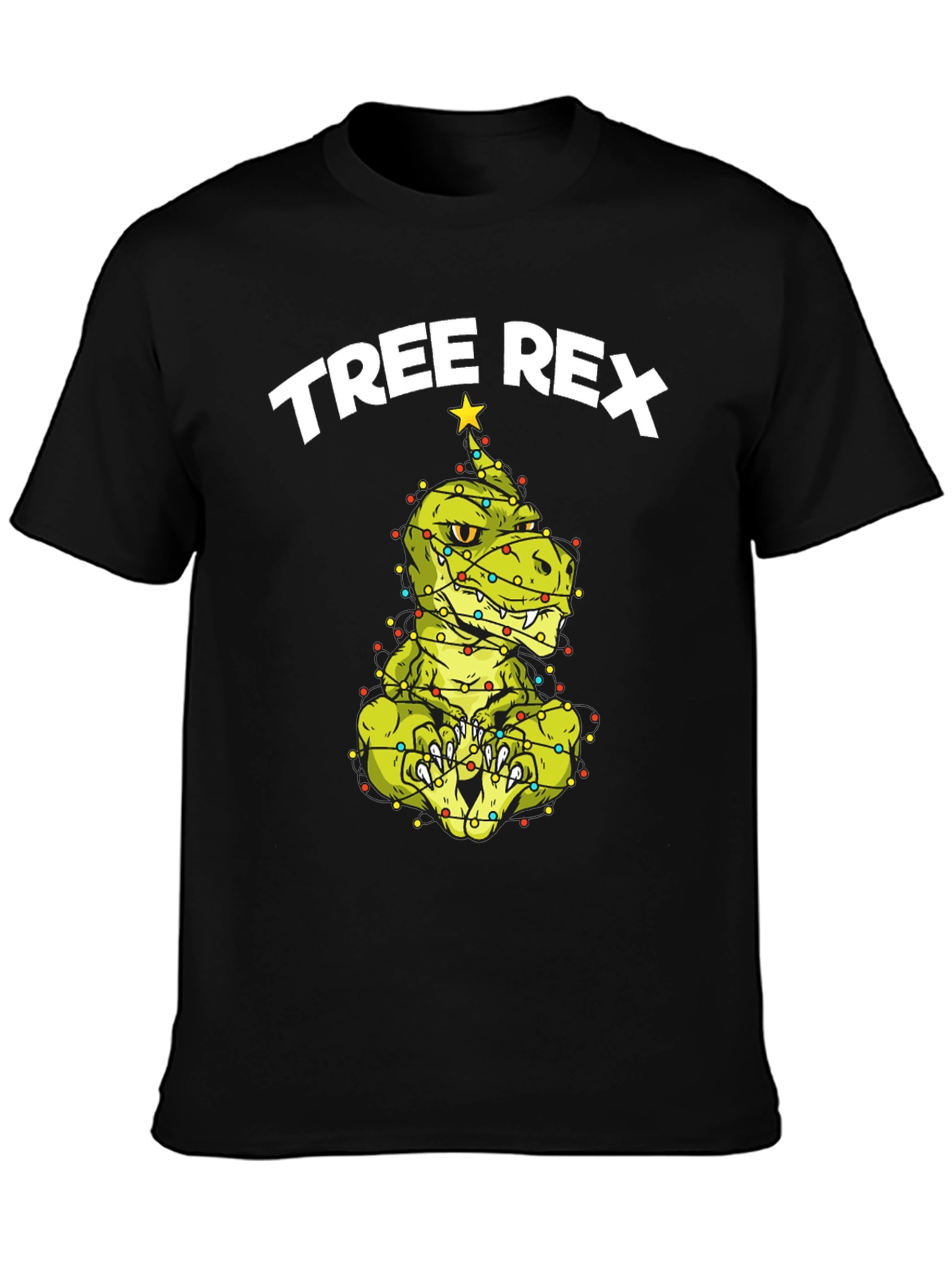 Tree Rex Dinosaur Christmas T-Shirt