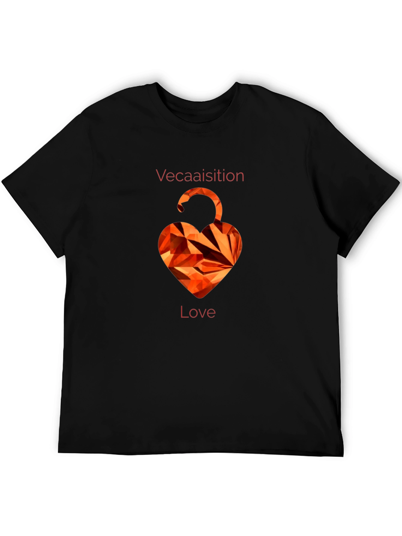 Heart Lock T-Shirt - VeCAAisition Love Graphic