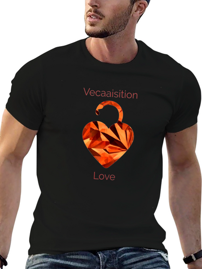 Heart Lock T-Shirt - VeCAAisition Love Graphic