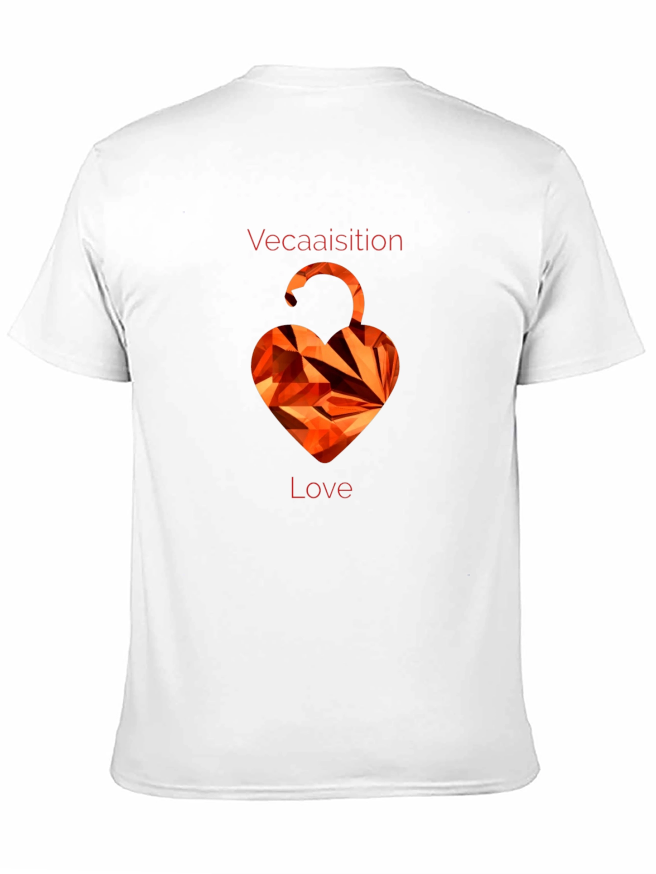 Heart Lock T-Shirt - VeCAAisition Love Graphic
