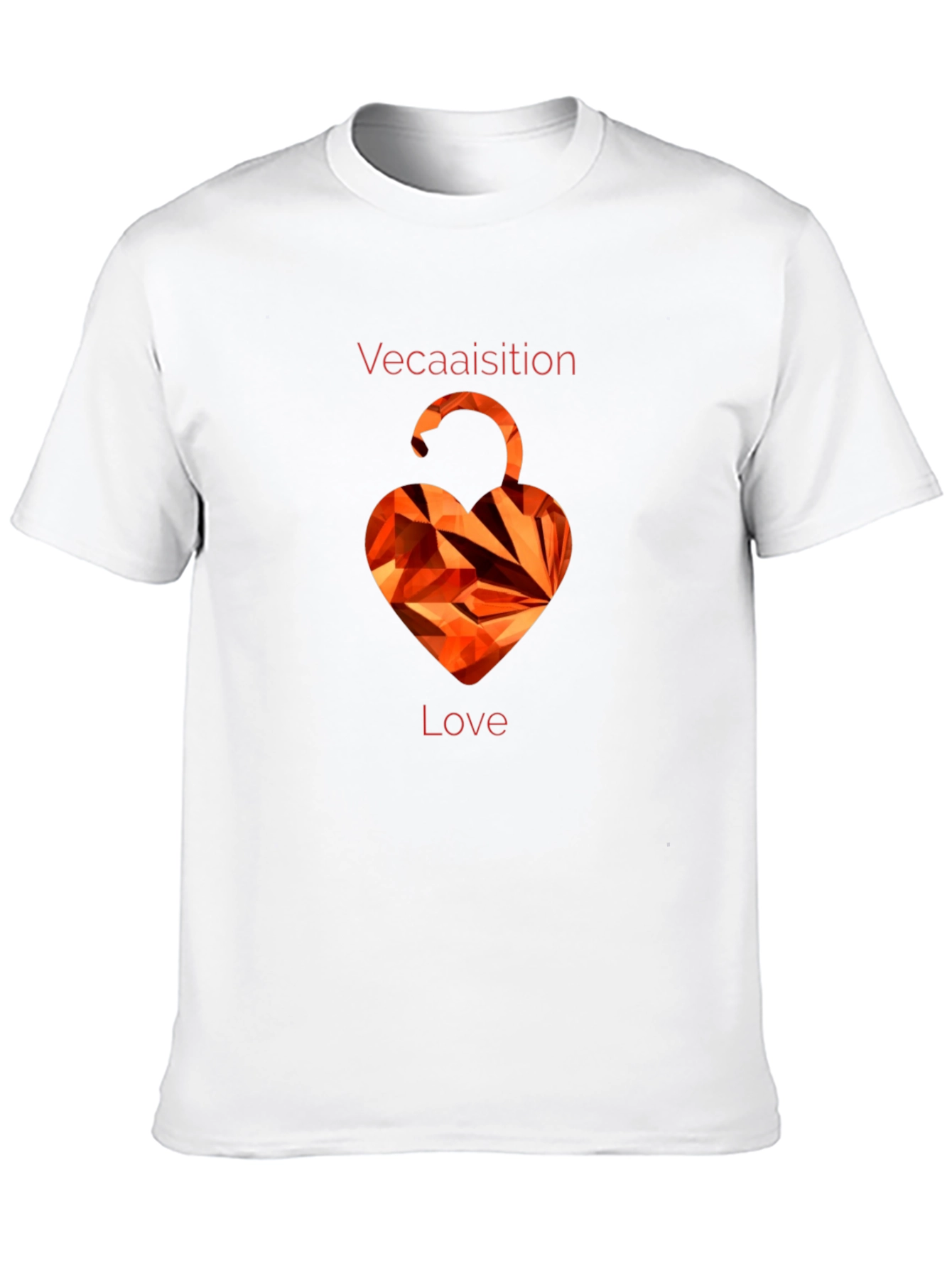 Heart Lock T-Shirt - VeCAAisition Love Graphic