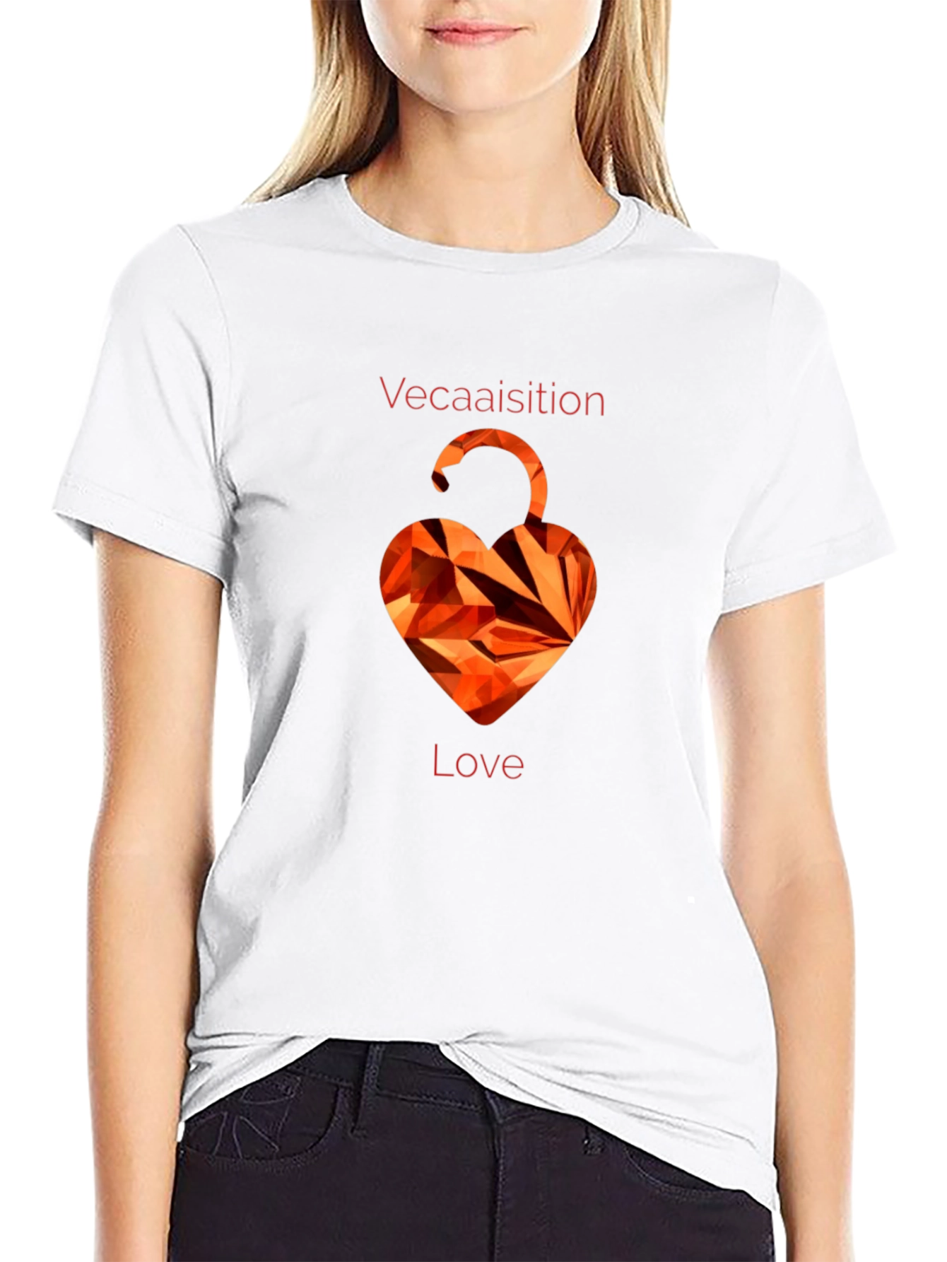 Heart Lock T-Shirt - VeCAAisition Love Graphic
