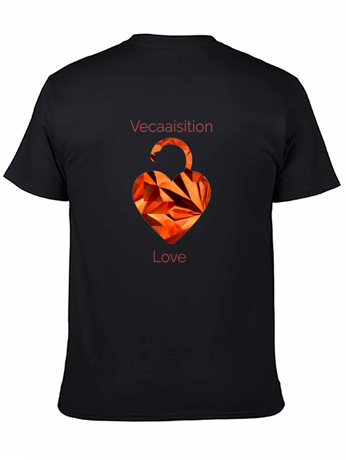Heart Lock T-Shirt - VeCAAisition Love Graphic