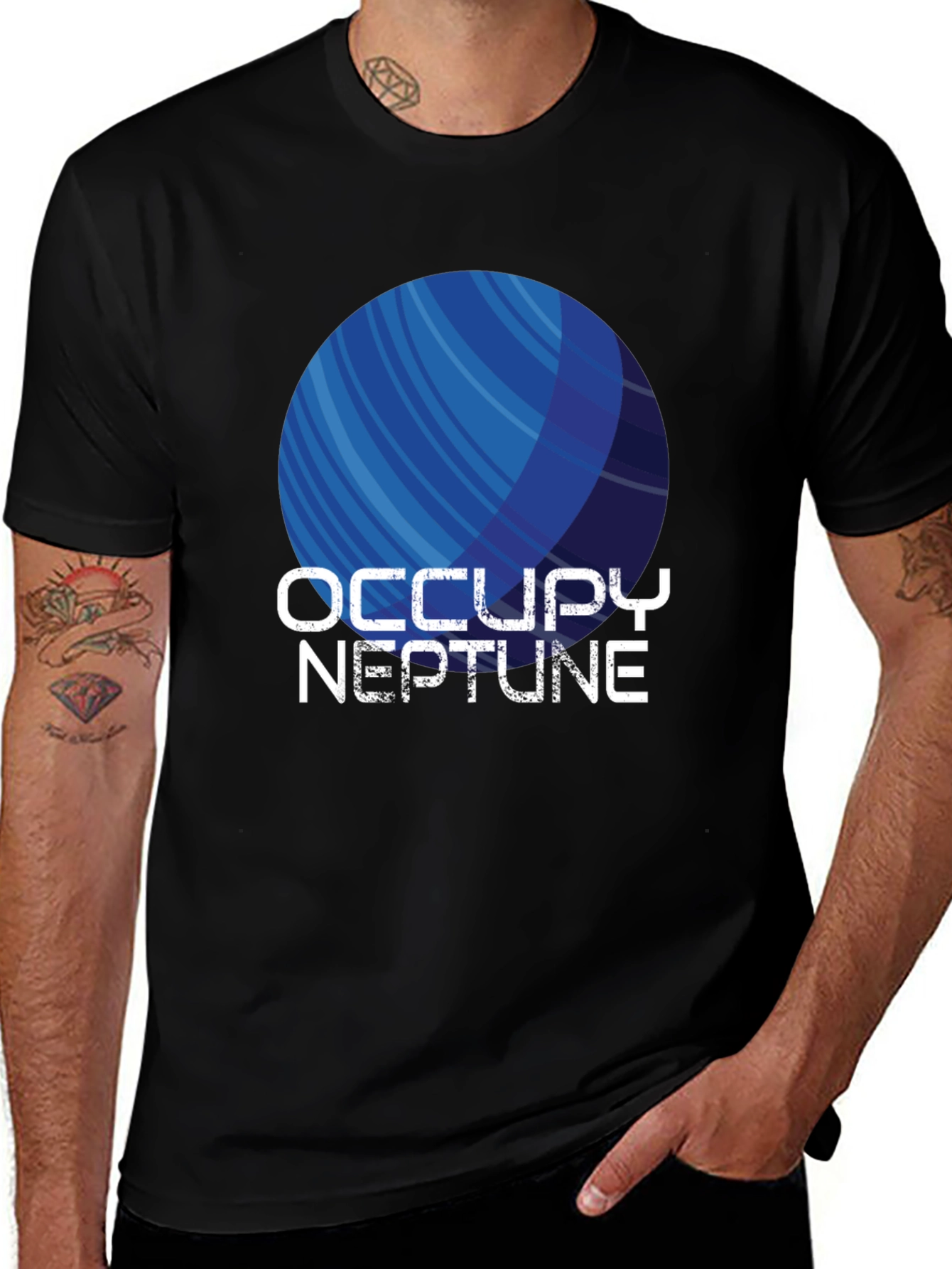 Occupy Neptune Graphic T-Shirt