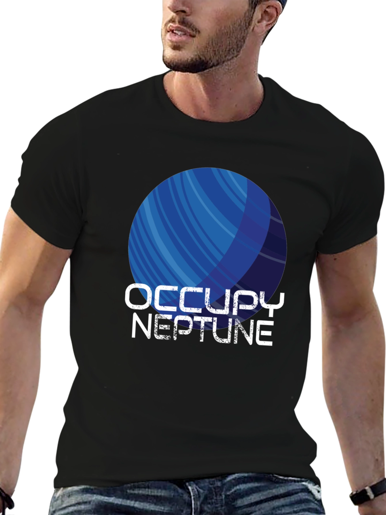Occupy Neptune Graphic T-Shirt