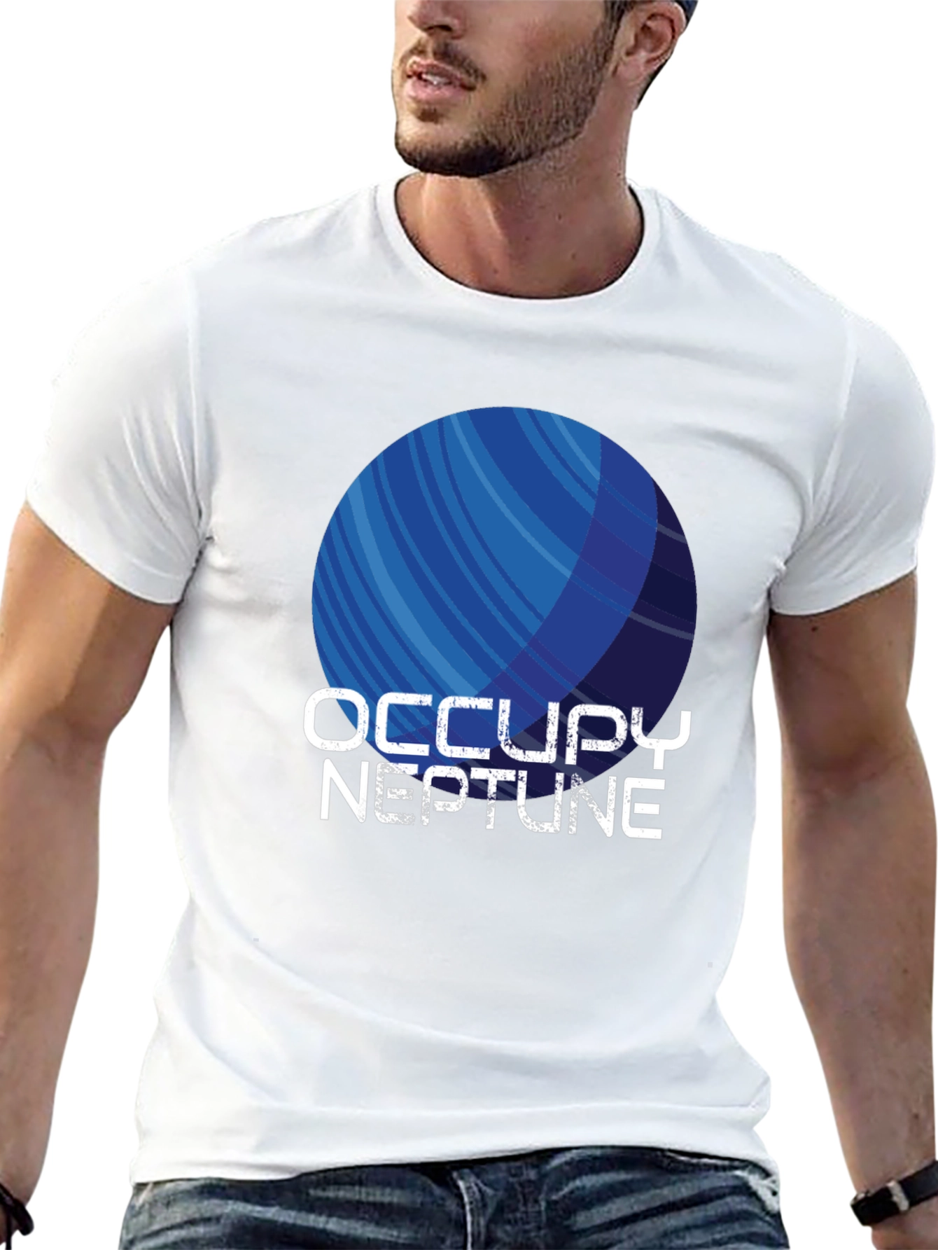 Occupy Neptune Graphic T-Shirt