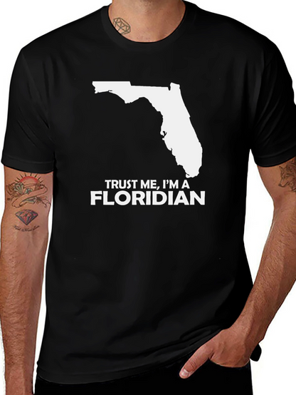 Trust Me Im a Floridian Black T-Shirt