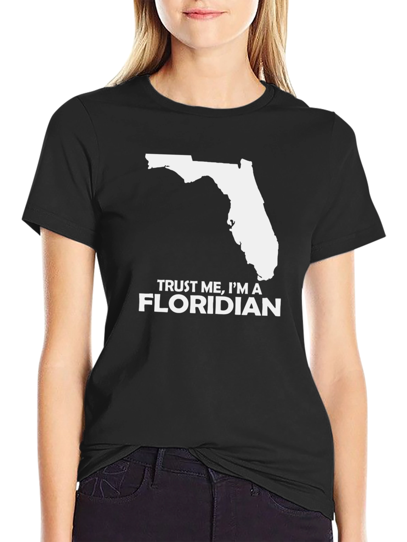 Trust Me Im a Floridian Black T-Shirt
