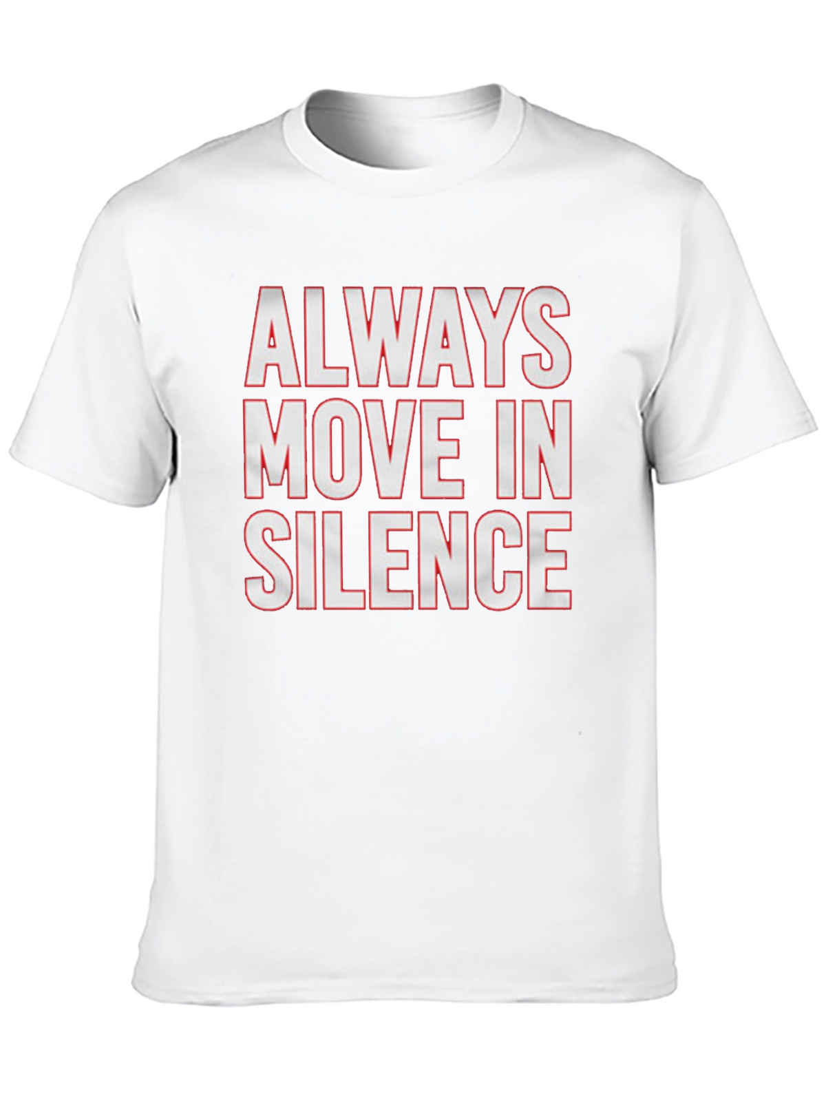Always Move in Silence Graphic Tee