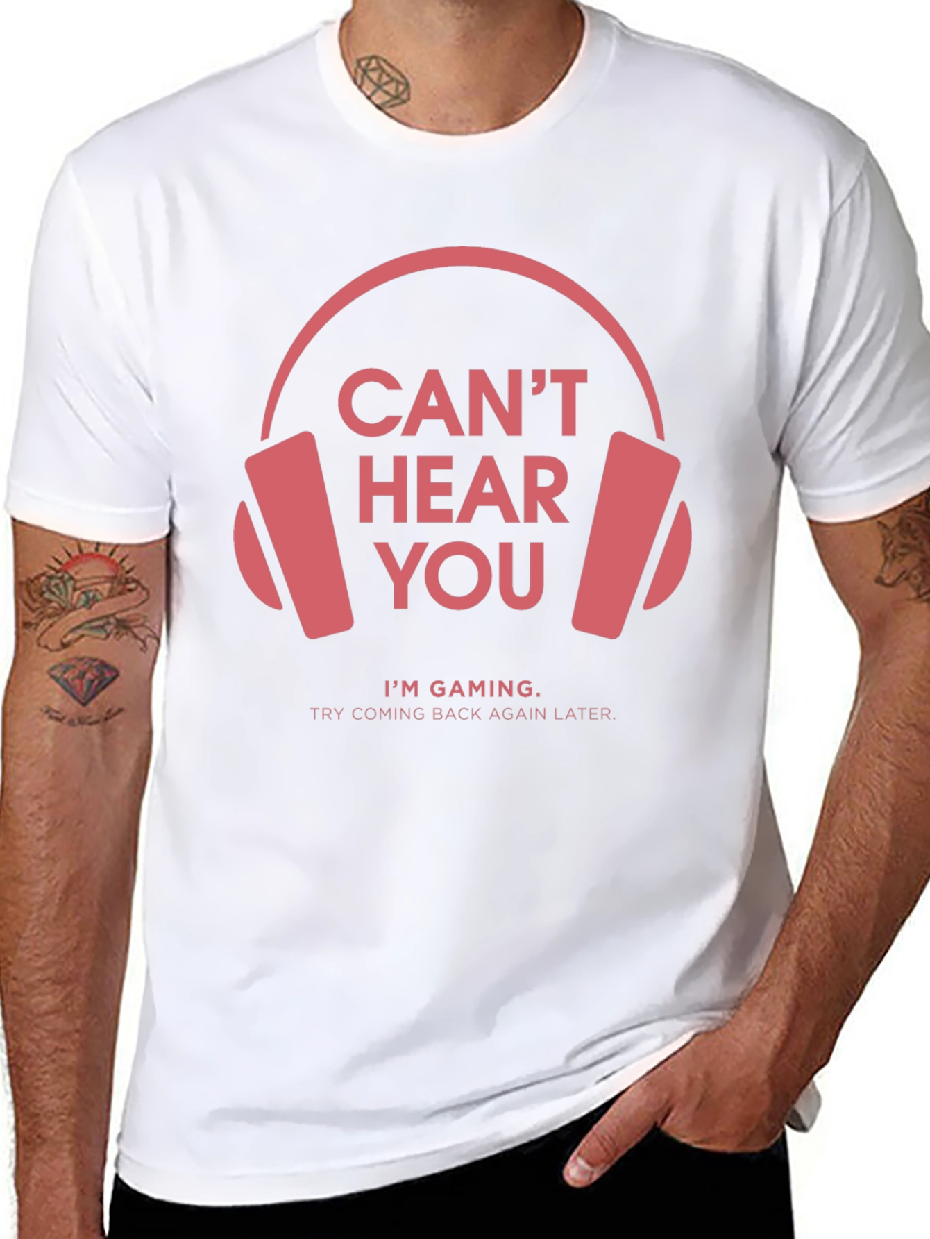 Gamer T-Shirt: Cant Hear You Im Gaming