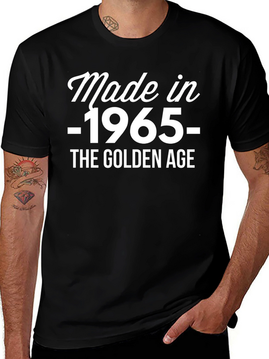 Made in 1965 T-Shirt - Golden Age Birthday Gift