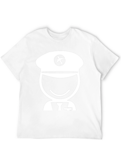 Pilot Cartoon Graphic T-Shirt